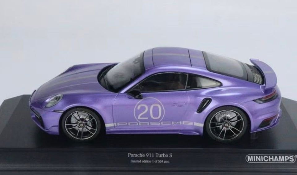 MINICHAMPS PORSCHE 911 TURBO S COUPLE SPORT DESİGN 2021 (155069174) 1:18