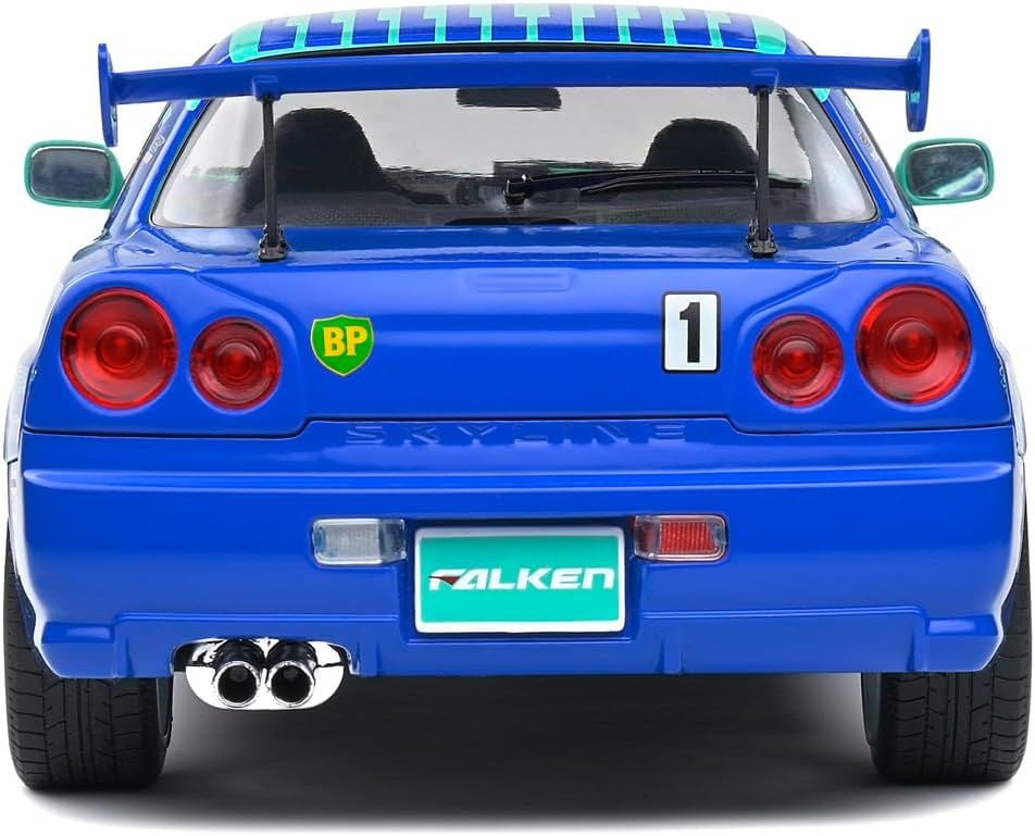 SOLIDO NISSAN SKYLINE R34 JGTC 2001 1:18