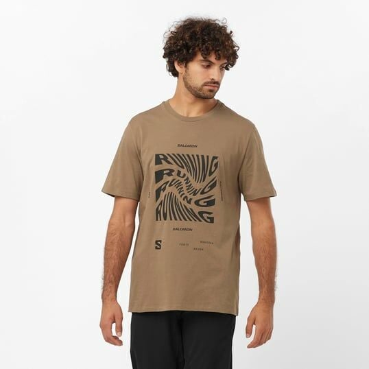 SALOMON Running Graphic SS Tee Erkek Kısa Kollu T-Shirt