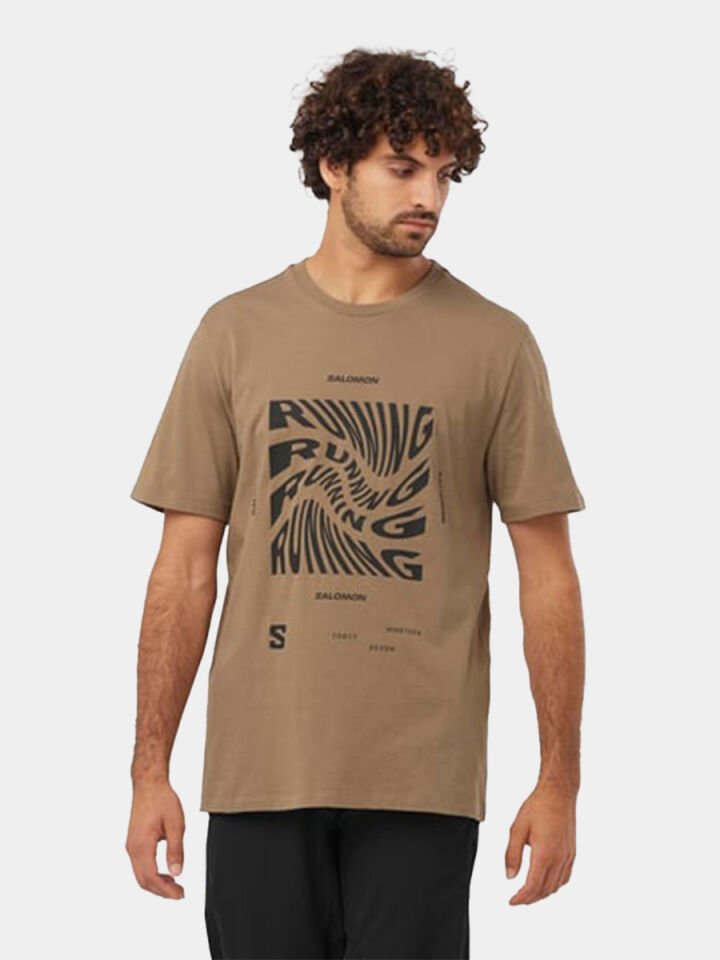 SALOMON Running Graphic SS Tee Erkek Kısa Kollu T-Shirt