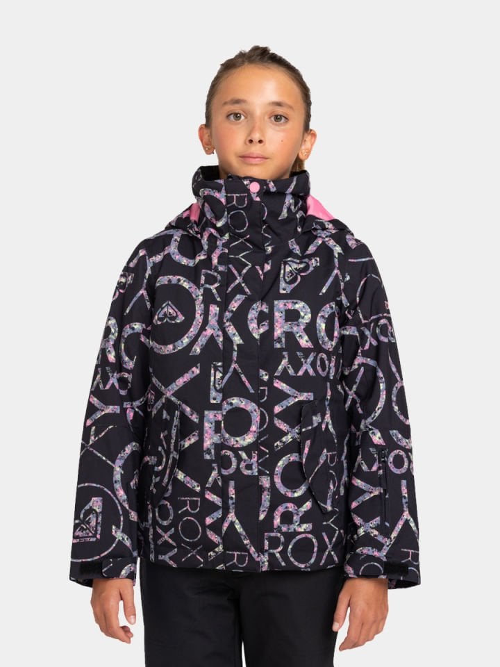 ROXY ÇOCUK SNOWBOARD CEKETİ ROXY JETTY GIRL JK TRUE BLACK LLUVIA RG - 8/S