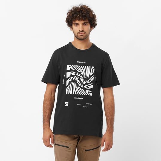 SALOMON Running Graphic SS Tee Erkek Kısa Kollu T-Shirt