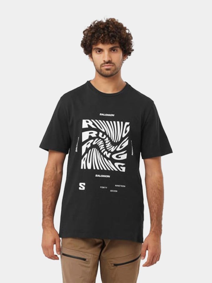 SALOMON Running Graphic SS Tee Erkek Kısa Kollu T-Shirt
