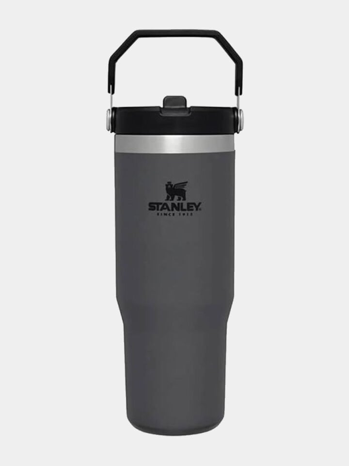 STAN 30OZ CLASSIC FLIP STRAW TUMB CHARCOAL EU