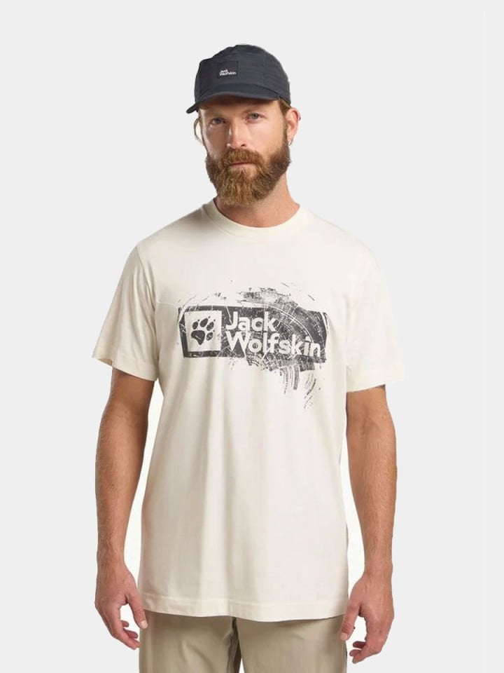 JACK WOLFSKIN Brand T Erkek T-Shirt