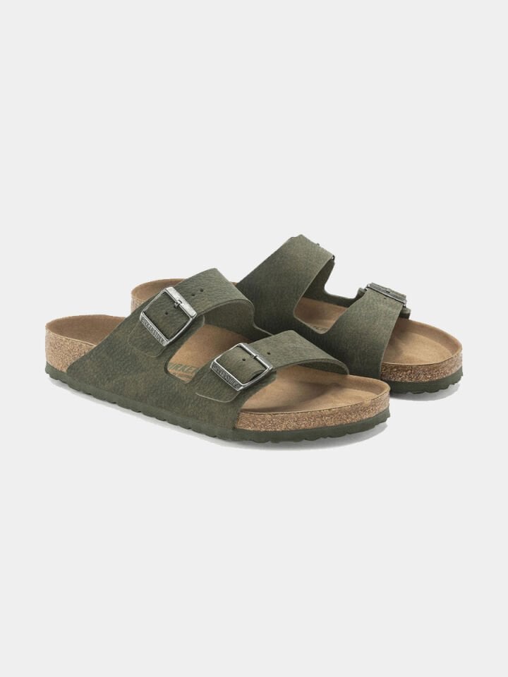 BIRKENSTOCK Arizona Mf Desert Dust Vegan Çift Bantlı Erkek Terlik