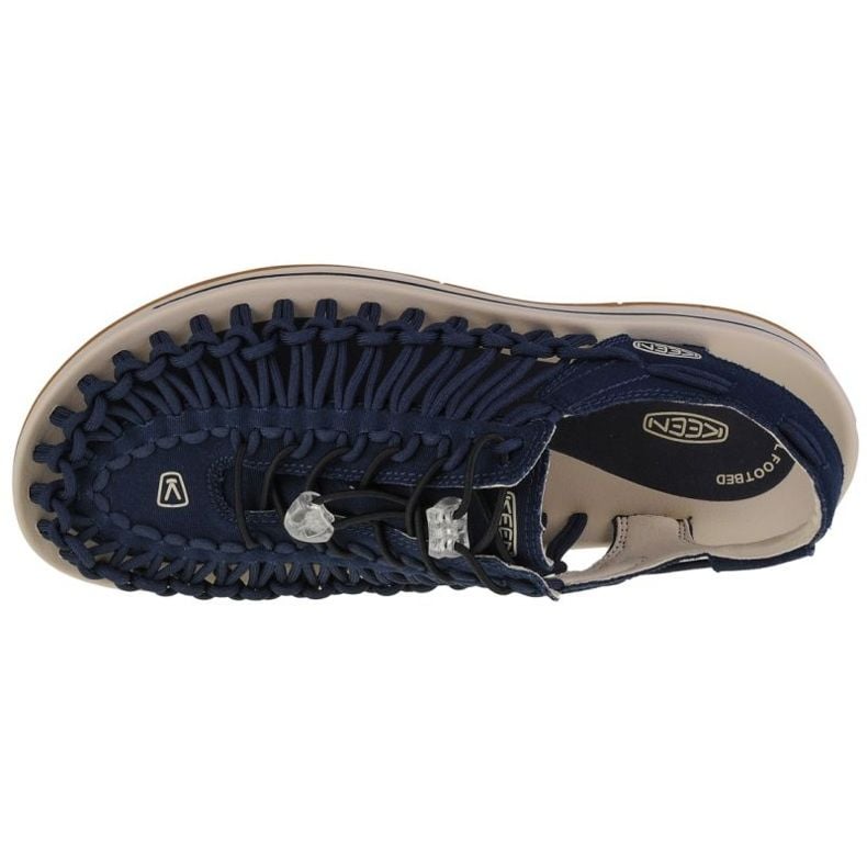 KEEN ERKEK SANDALET UNEEK CANVAS - ERKEK SANDALET NAVY-BIRCH - 45