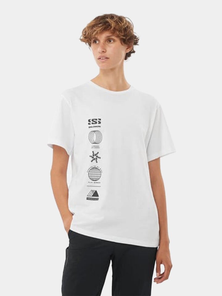 SALOMON Logo Combo SS Tee Kadın Kısa Kollu T-Shirt