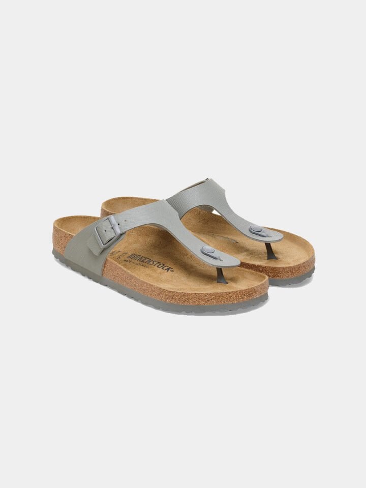 BIRKENSTOCK ERKEK PARMAK ARASI GIZEH BF SAFFIANO STONE COIN - 44