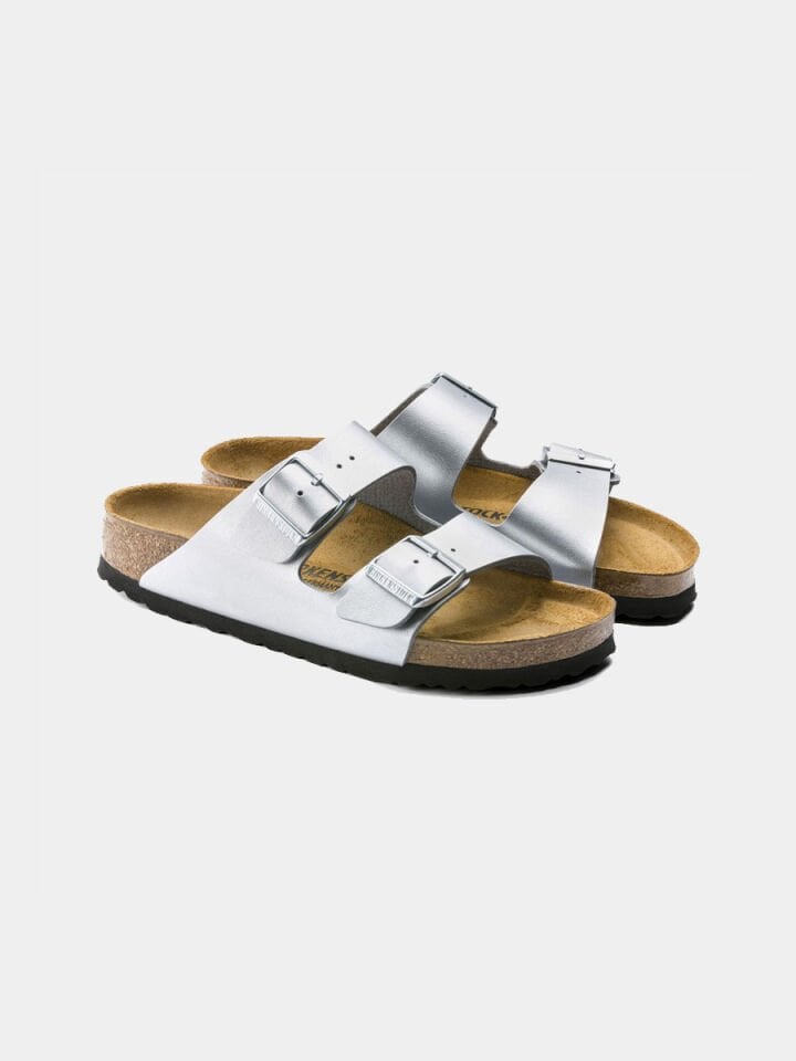 BIRKENSTOCK KADIN CIFT BANTLI ARIZONA BF SILVER - 39