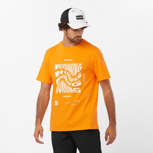 SALOMON Running Graphic SS Tee Erkek Kısa Kollu T-Shirt