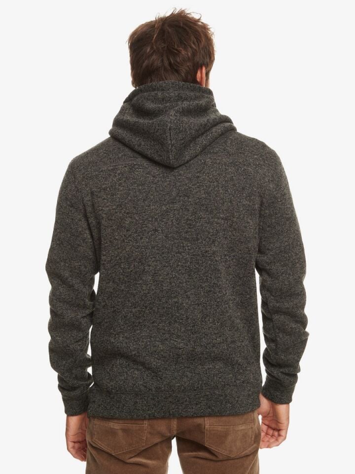 QUIKSILVER ERKEK SWEATSHIRT KELLER HOOD DARK GREY HEATHER - XL