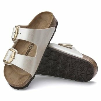 BIRKENSTOCK KADIN CIFT BANTLI ARIZONA BIG BUCKLE BF GRACEFUL PEARL WHITE - 40