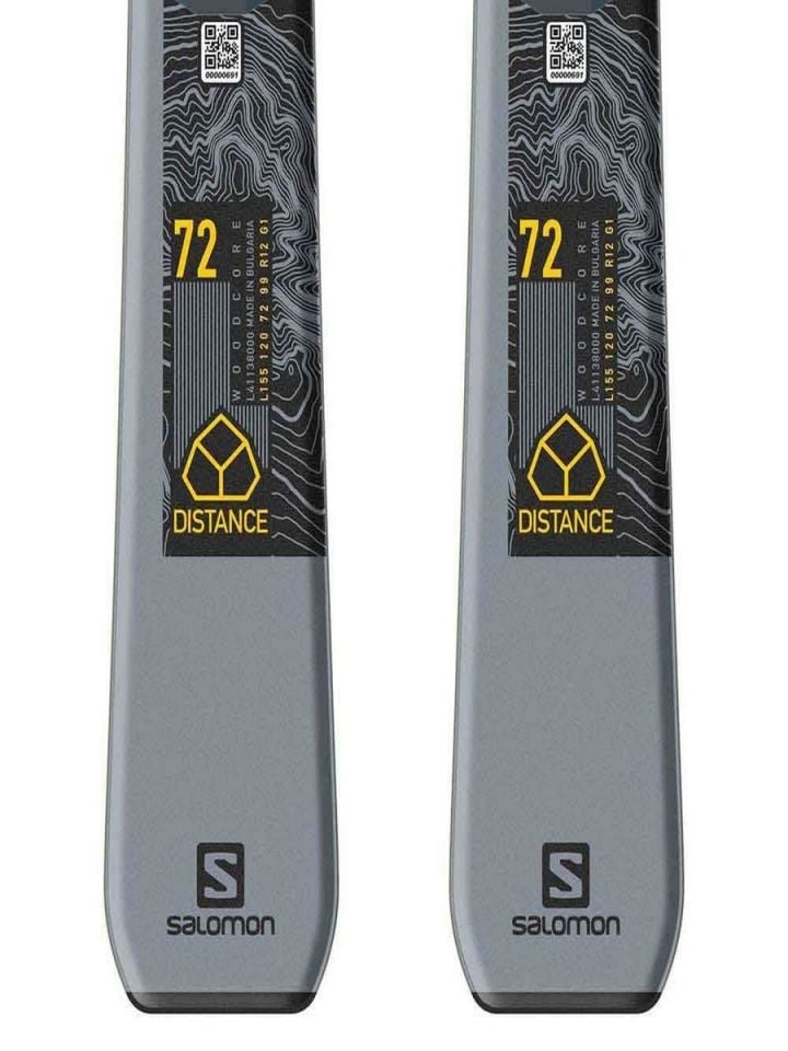 SALOMON UNISEX KAYAK E DISTANCE 72 Grey-Black-Yellow - 160