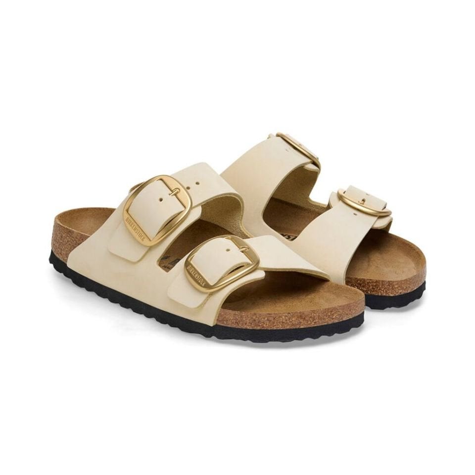 BIRKENSTOCK KADIN CIFT BANTLI ARIZONA BIG BUCKLE NU ECRU - 40