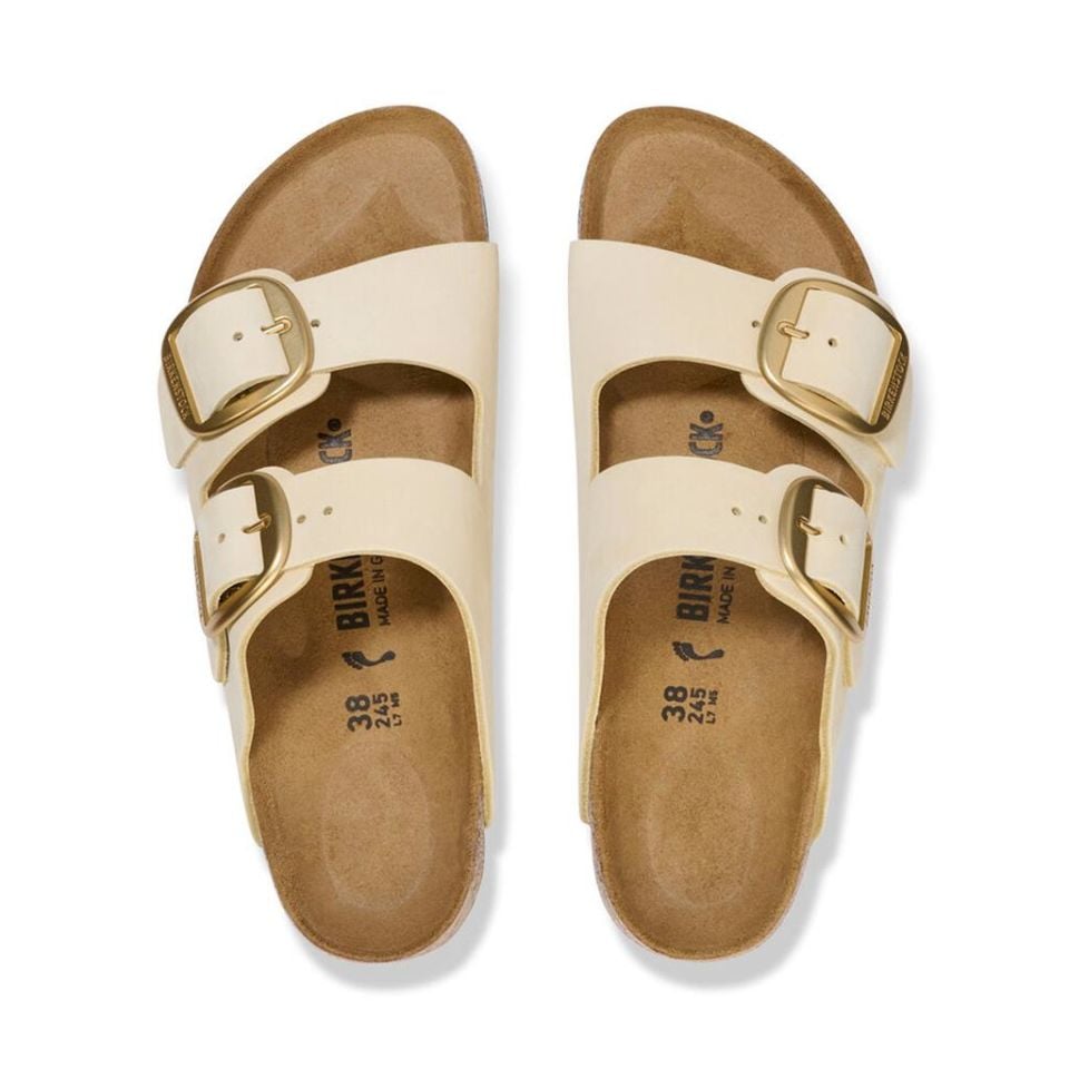 BIRKENSTOCK KADIN CIFT BANTLI ARIZONA BIG BUCKLE NU ECRU - 40