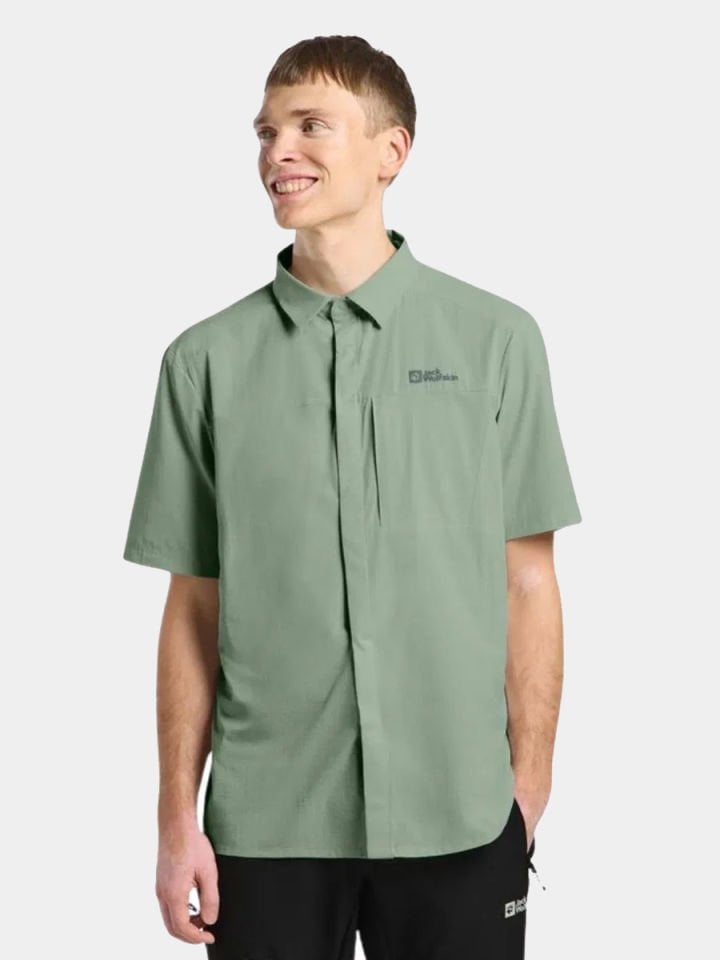 JACK WOLFSKIN Vandra S|S Erkek Kısa Kollu Gömlek