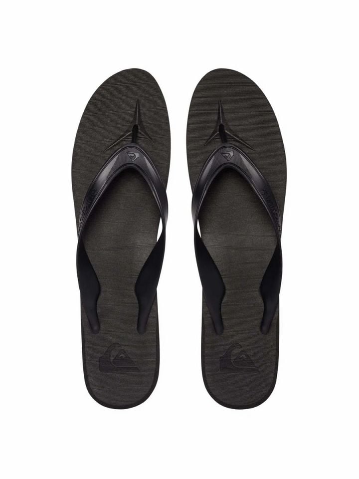 QUIKSILVER ERKEK FLIP FLOP CARVER II DELUX M SNDL BLACK/BLACK/BROWN - 7(40)