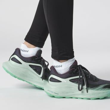 SALOMON Glide Max Tr Kadın Outdoor Koşu Ayakkabısı Ebony-Blue Haze-Cockatoo - 38