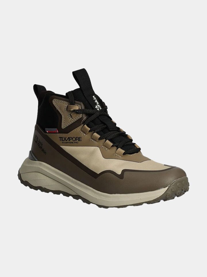 JACK WOLFSKIN KADIN BOT DROMOVENTURE WT TEXAPORE MID W cold coffee - 37.5