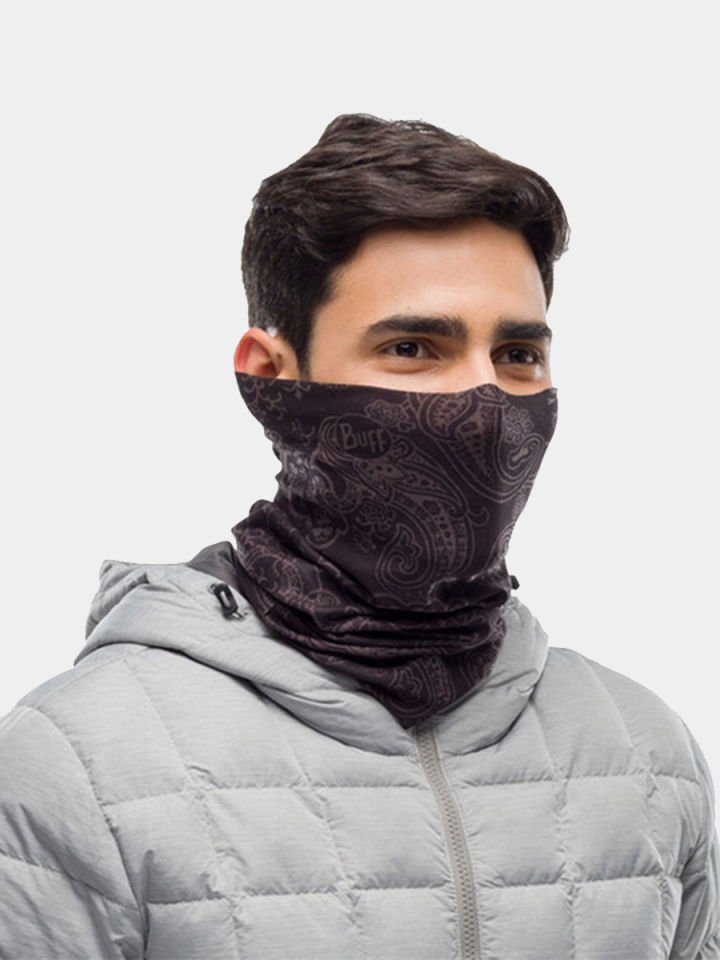 BUFF UNISEX Bandana / Saç Bandı BUFF ORIGINAL ECOSTRETCH AFGAN GRAPHITE BOYUNLUK