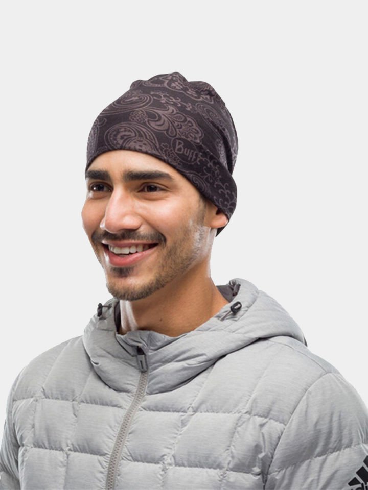 BUFF UNISEX Bandana / Saç Bandı BUFF ORIGINAL ECOSTRETCH AFGAN GRAPHITE BOYUNLUK