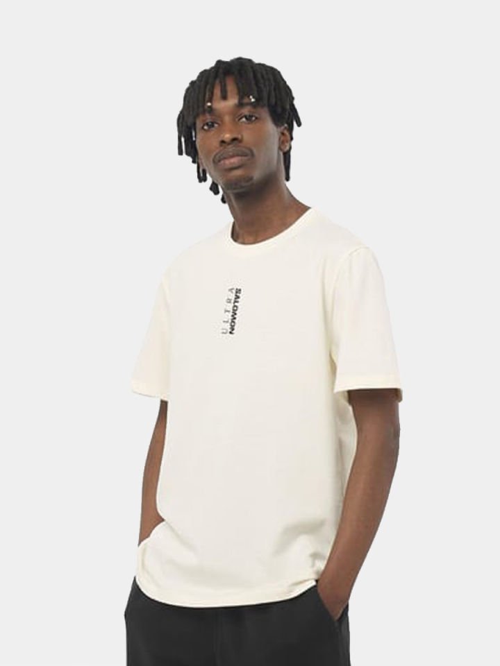 SALOMON Ultra Flag Logo Erkek T-Shirt