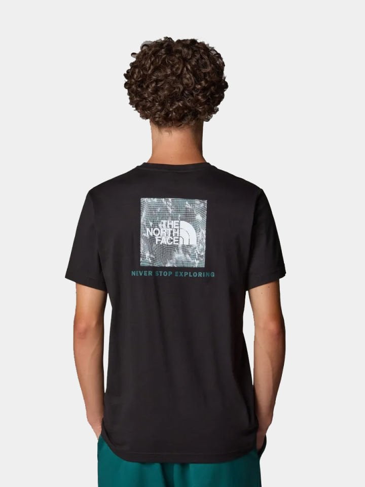The North Face M Ss Box Nse Tailgrid Infill Tee Erkek T-Shirt
