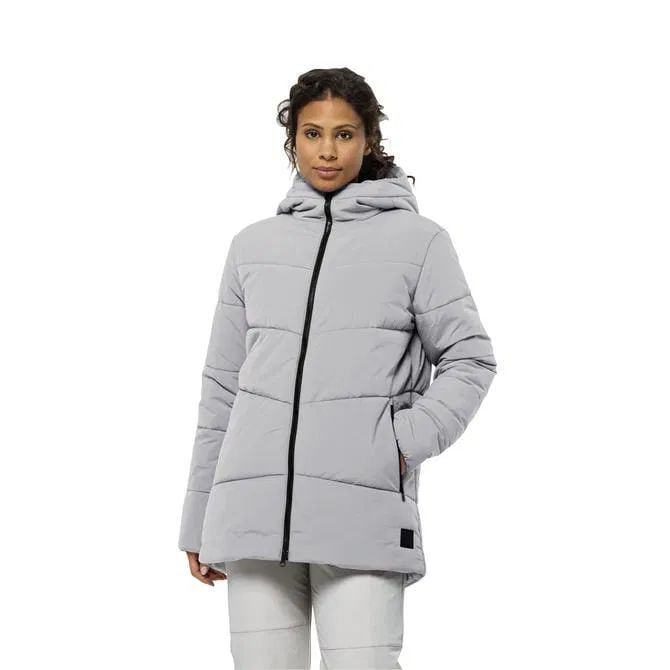 JACK WOLFSKIN KADIN OUTDOOR CEKETİ KAROLINGER LONG JKT W moonwalk - XS