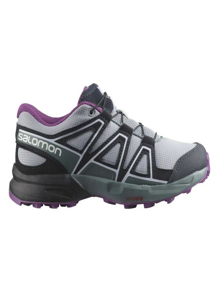 SALOMON KADIN PATİKA KOŞUSU AYAKKABISI ALPHACROSS 4 W 6.5 - Moonscape/Black/Lunar Rock