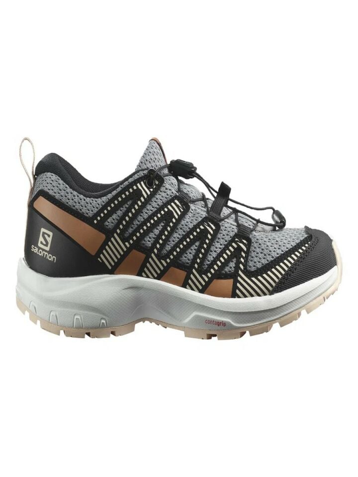 SALOMON ÇOCUK OUTDOOR AYAKKABI XA PRO V8 J 38 - Monument/Mocha Mousse/Sun Kiss