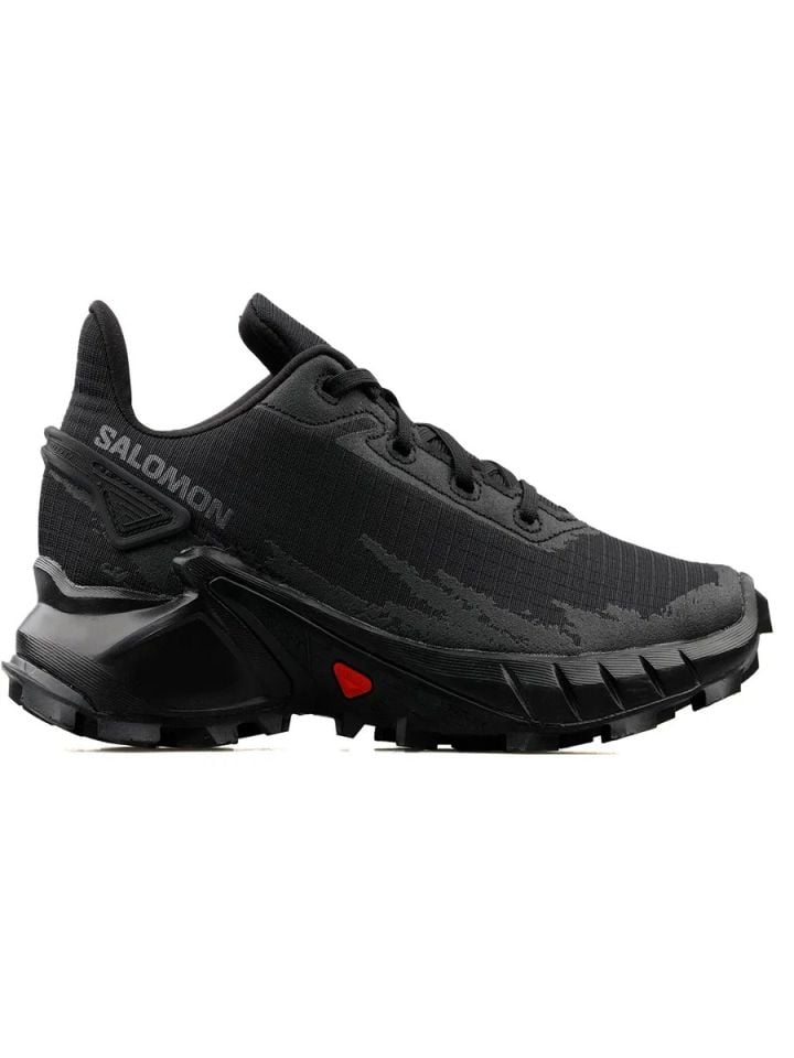 SALOMON KADIN PATİKA KOŞUSU AYAKKABISI ALPHACROSS 4 W Black/Black/Black - 3.5