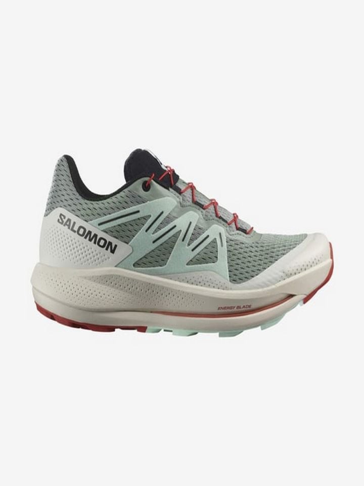 SALOMON ERKEK PATİKA KOŞUSU AYAKKABISI PULSAR TRAIL 6.5 - Lily Pad/Bleached Aqua/Hot Sauce