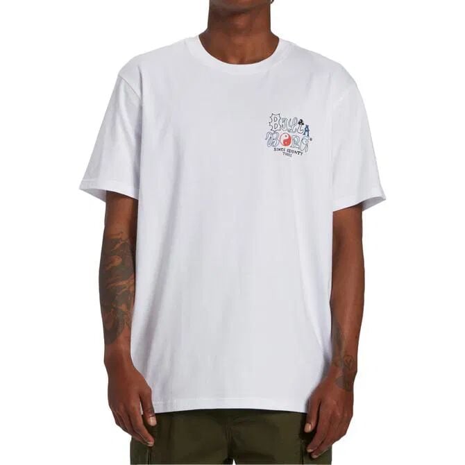 WORDED  TEES WHT