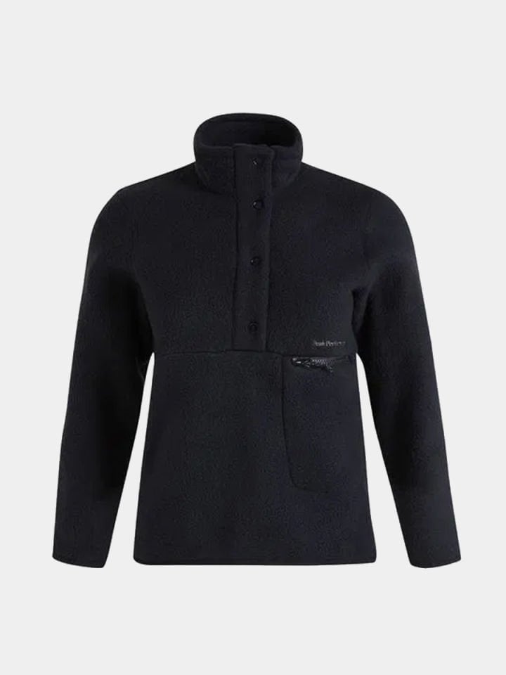 PEAK PERFORMANCE KADIN FLEECE W Fleece Snap T-Neck
