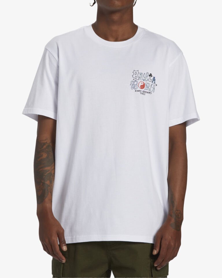 BILLABONG ERKEK T-SHIRT WORDED  TEES WHT WHITE - S