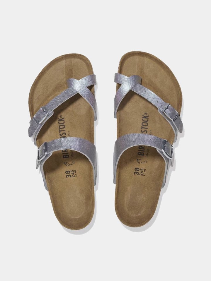 Birkenstock Mayari Bf Saffiano Iridescent Kadın Terlik