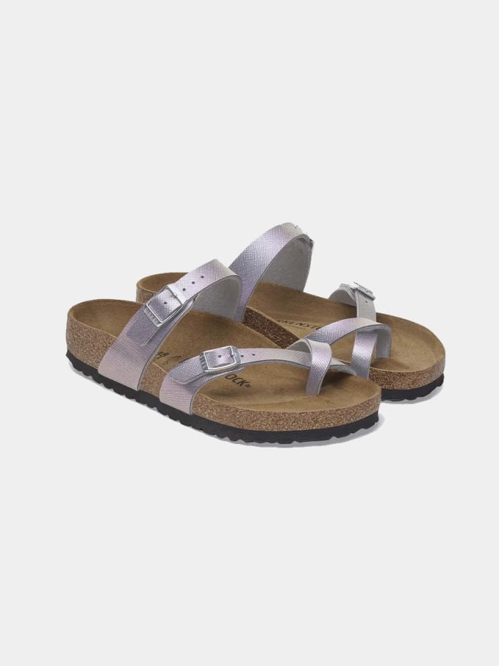 Birkenstock Mayari Bf Saffiano Iridescent Kadın Terlik