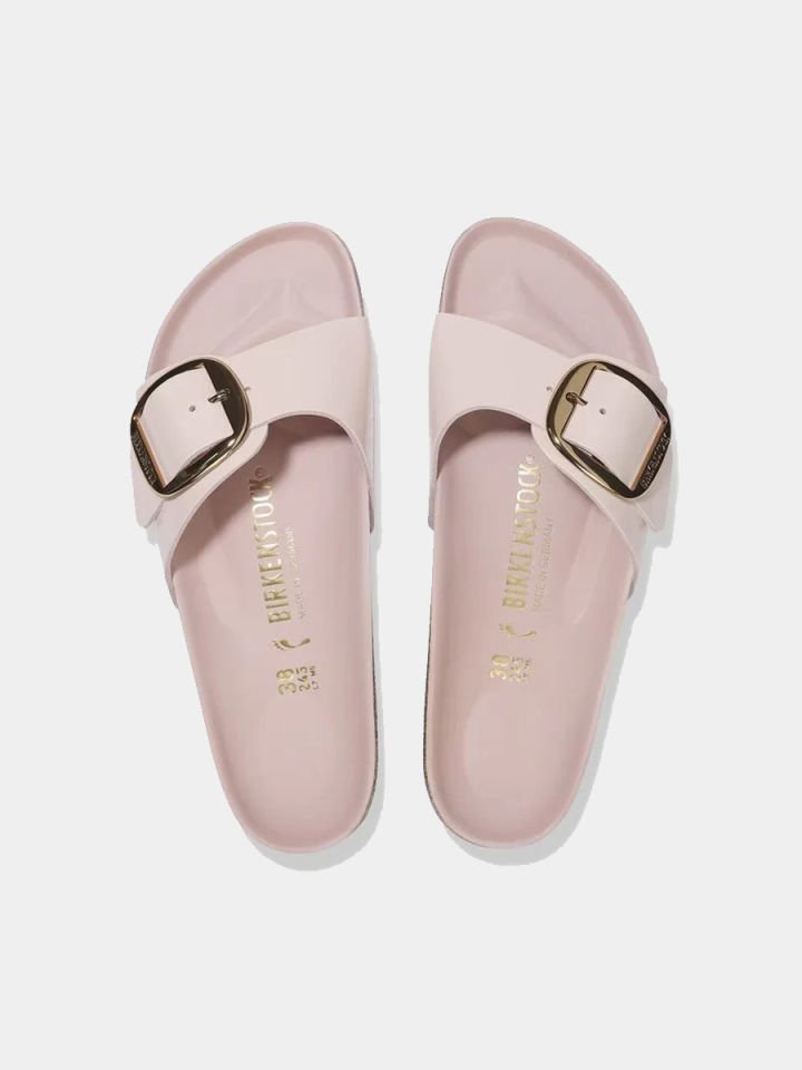 Birkenstock Madrid Big Buckle Nl High Shine Kadın Tek Bantlı Terlik