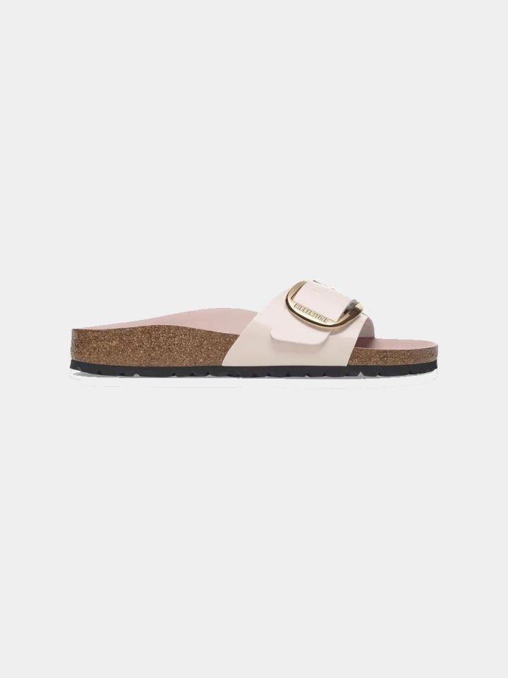 Birkenstock Madrid Big Buckle Nl High Shine Kadın Tek Bantlı Terlik