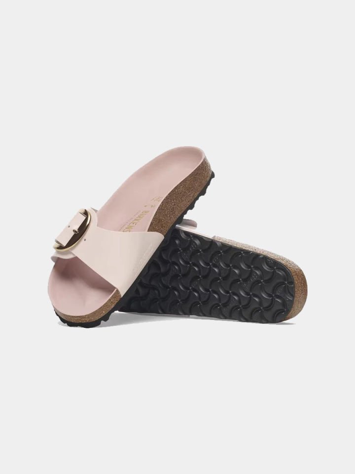 Birkenstock Madrid Big Buckle Nl High Shine Kadın Tek Bantlı Terlik