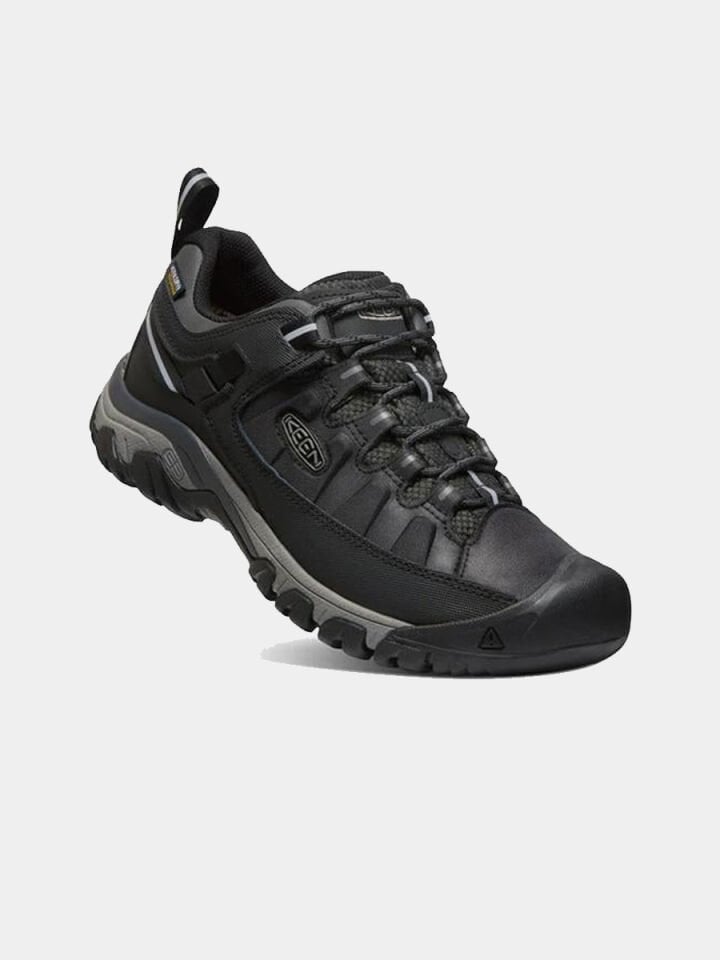 KEEN ERKEK YÜRÜYÜŞ AYAKKABISI TARGHEE EXP WP - SU GEÇIRMEZ AYAKKABISI BLACK-STEEL GREY - 46