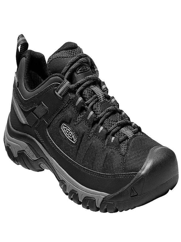 KEEN ERKEK YÜRÜYÜŞ AYAKKABISI TARGHEE EXP WP - SU GEÇIRMEZ AYAKKABISI BLACK-STEEL GREY - 46