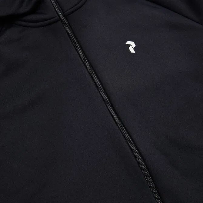 PEAK PERFORMANCE KADIN FLEECE W Rider Zip Hood BLACK-BLACK - XS