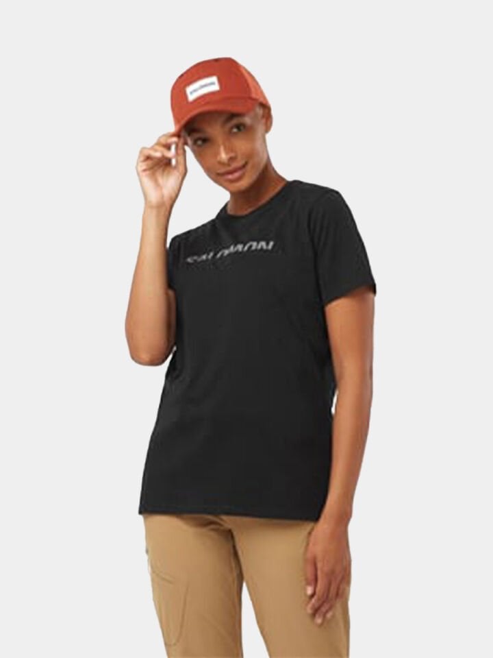 SALOMON Essential Logo SS Tee Kadın Kısa Kollu T-Shirt