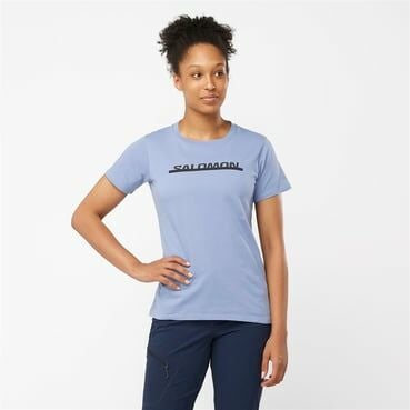 SALOMON Essential Logo SS Tee Kadın Kısa Kollu T-Shirt
