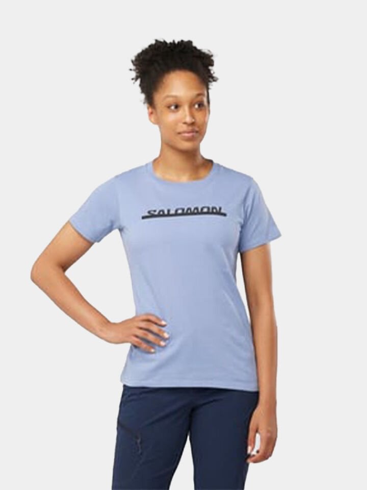 SALOMON Essential Logo SS Tee Kadın Kısa Kollu T-Shirt