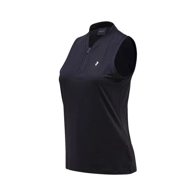 PEAK PERFORMANCE KADIN T-SHIRT W Turf Zip SL Top BLACK - XL