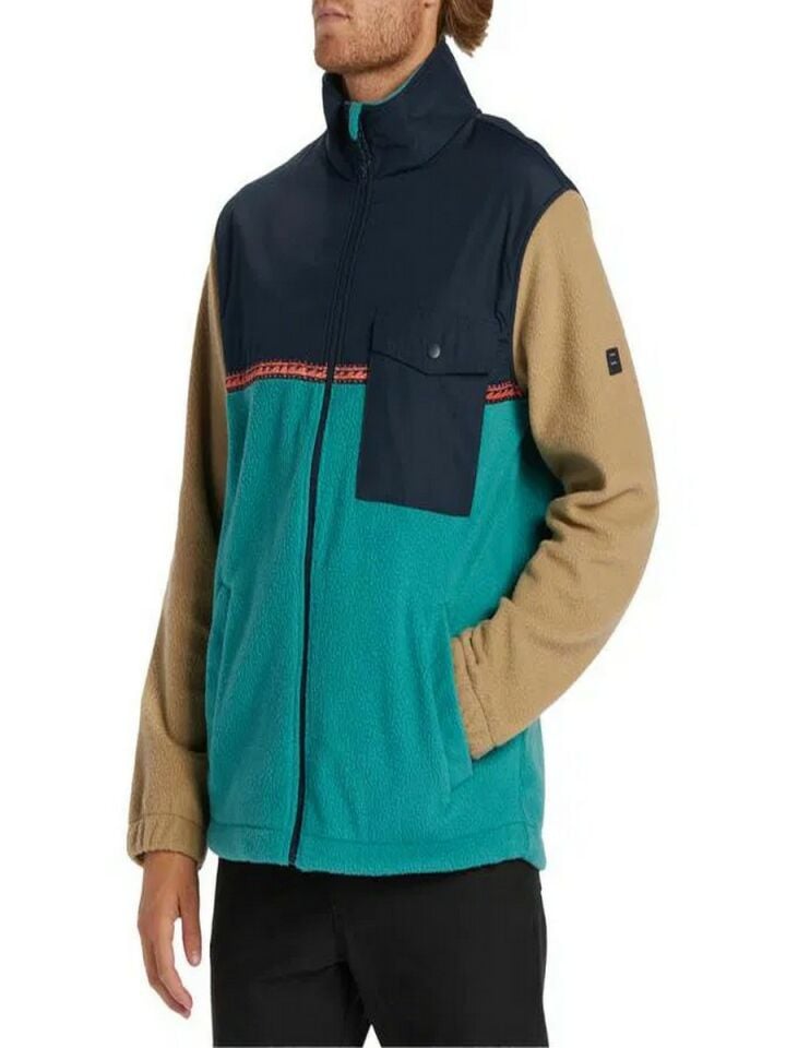 BILLABONG ERKEK POLAR CEKET BOUNDARY TRAIL ZIP PACIFIC - XXL