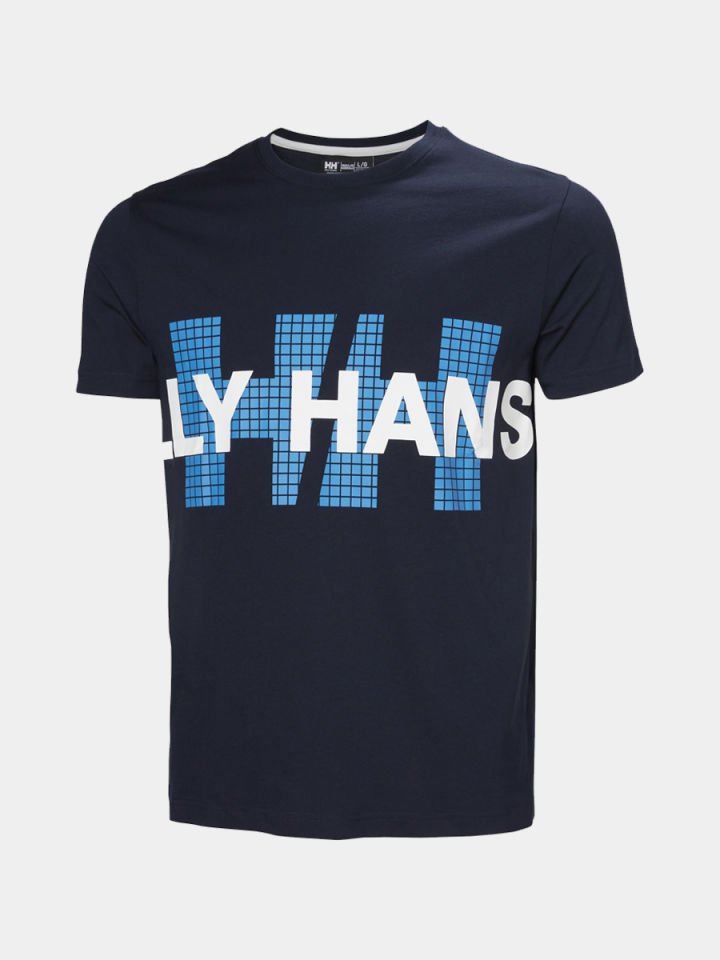 HELLY HANSEN Core Graphic Erkek T-Shirt 2.0 NAVY - XL